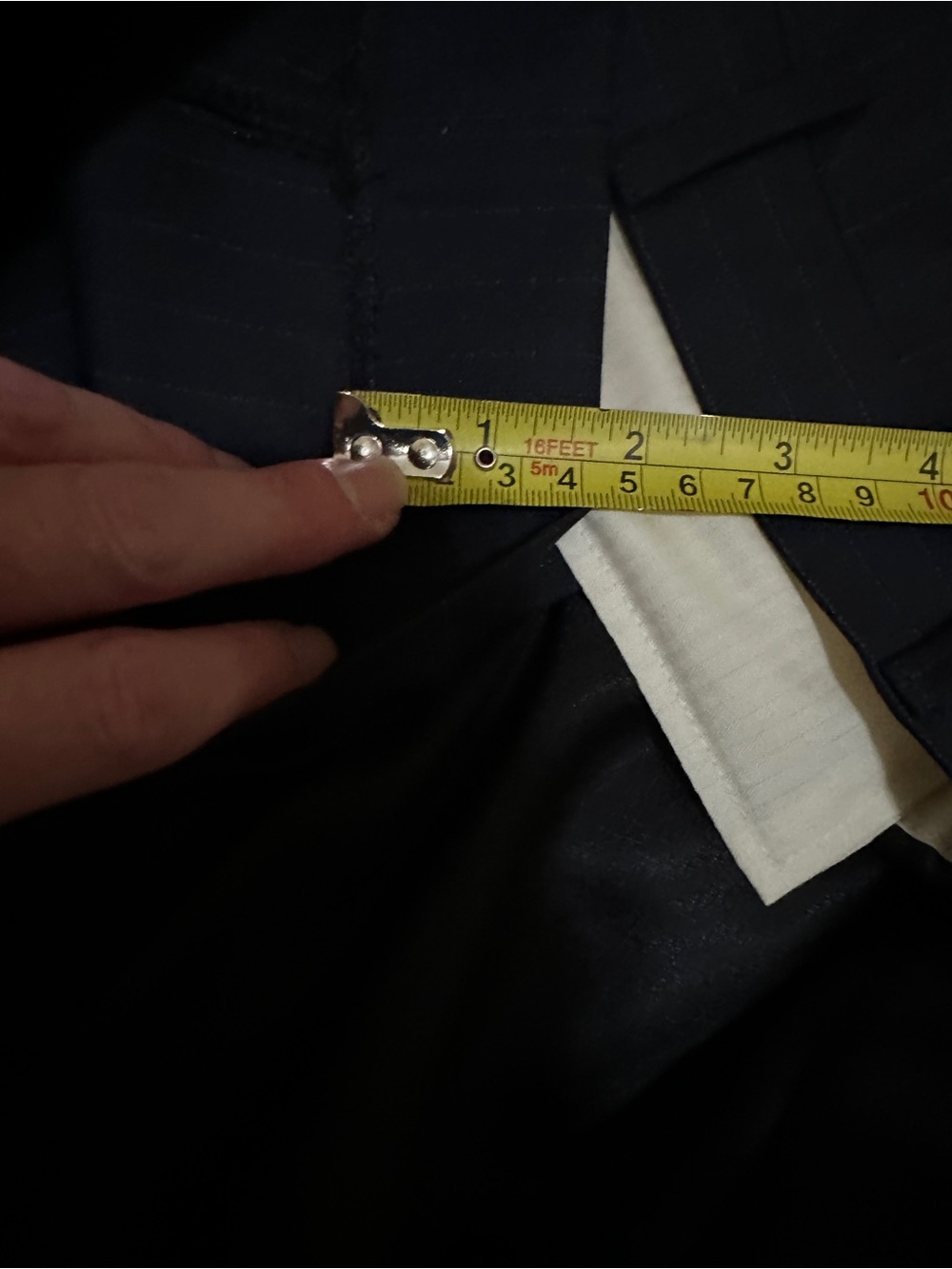 Canali Exclusive Navy Pinstripe Suit US 40R 100% Wool Super 150's - Picture 10 of 12